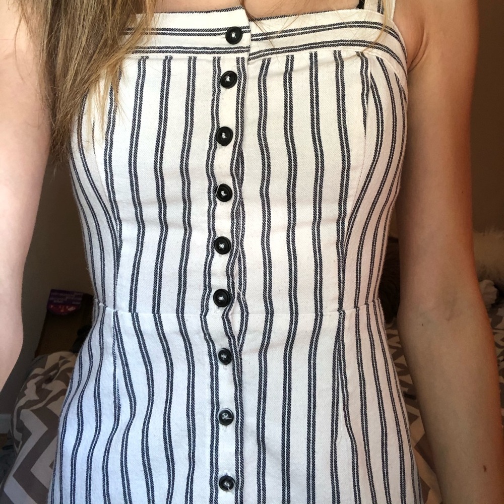Striped bodycon dress